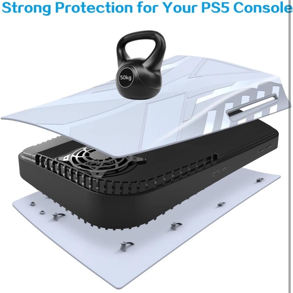 Faceplate Compatible with PS5🎮Cover for PS5🎮Console Disc Edition - Picture 6 of 10